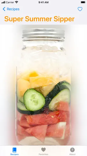 Fruit Infused Water Recipes