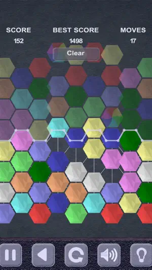 Bubbles Hexagon Puzzle