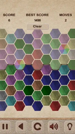 Bubbles Hexagon Puzzle