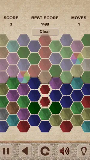 Bubbles Hexagon Puzzle