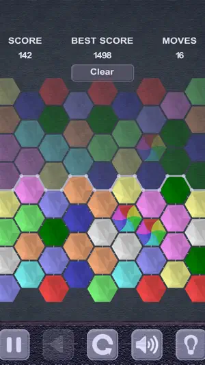 Bubbles Hexagon Puzzle