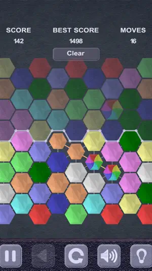 Bubbles Hexagon Puzzle