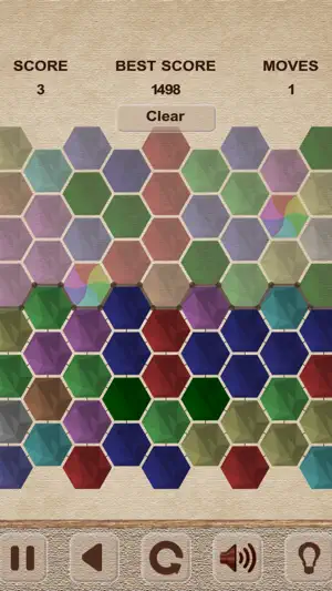 Bubbles Hexagon Puzzle