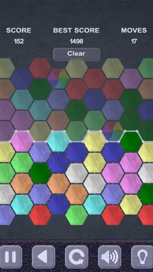 Bubbles Hexagon Puzzle