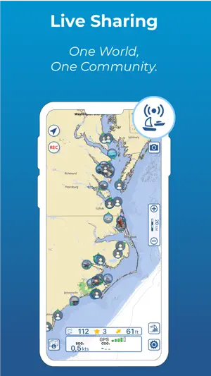 Aqua Map - Mobile Chartplotter