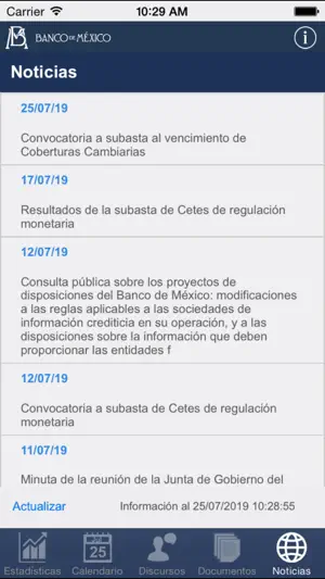 Banxico al día para iPhone