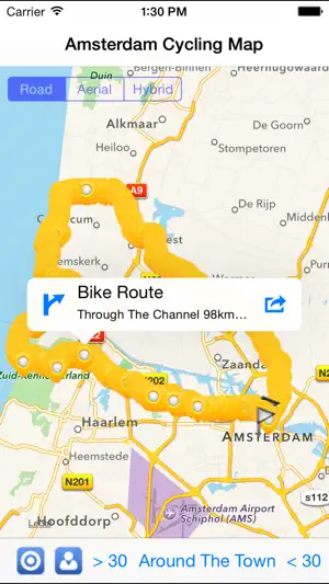 Amsterdam Cycling Map