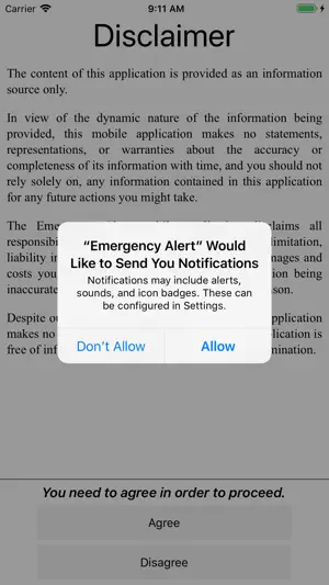 Emergency Alert