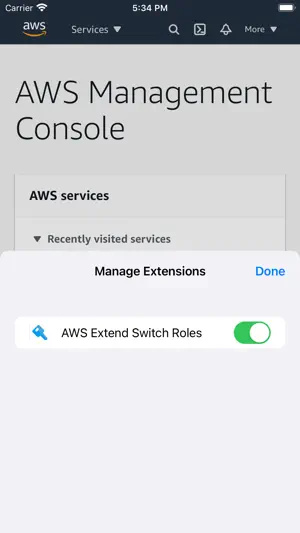 AWS Extend Switch Roles